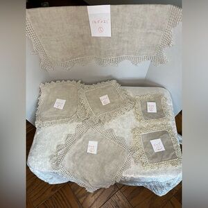Vintage cotton table linens